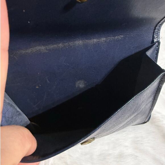 Vintage COACH y2k Navy Blue Made in Mexico Wallet - Picture 8 of 8